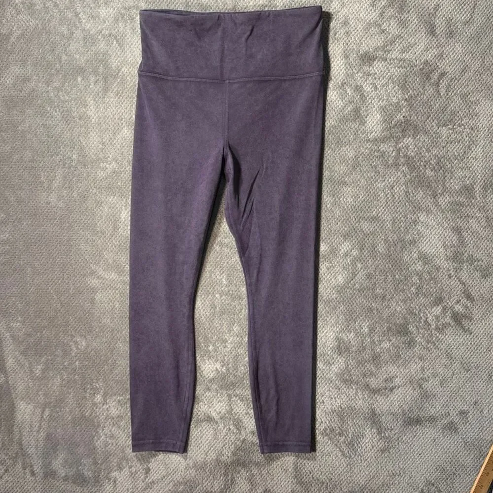 Athleta Women’s Small Purple High Rise 7/8 Leggings Hidden Waist Pocket #1600